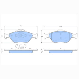 Δισκόφρενα ZTEC+ για Ford,Mazda